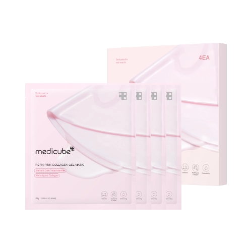 PDRN PINK COLLAGEN GEL MASK (28G*4EA) (EU)
